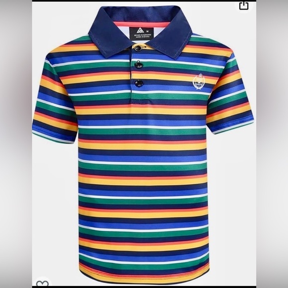 BOYS GOLF POLO SHIRT - Picture 1 of 10